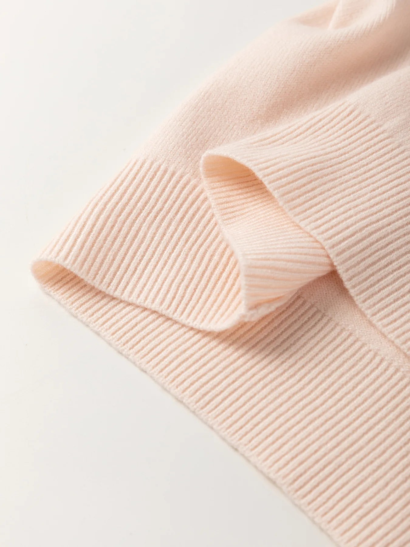Pearl Embellished Bow Detail Short Sleeve Sweater OutfitFlow