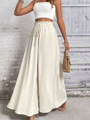 Frill Wide Leg Pants OutfitFlow
