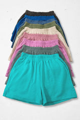 Zenana Cotton Slub Shorts OutfitFlow