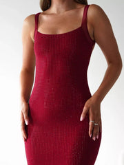 Backless Sleeveless Bodycon Maxi Dress OutfitFlow