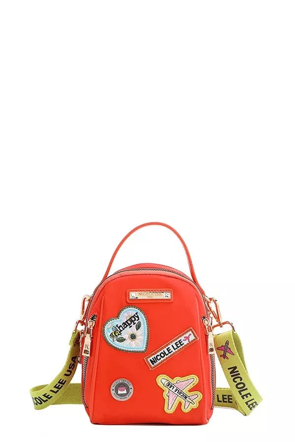 Nicole Lee USA Color Patch Multi Bag ORANGE OS OutfitFlow