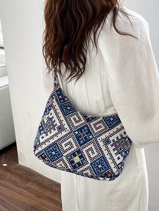 Outfit Flow - Geometric Adjustable Strap Crossbody Bag