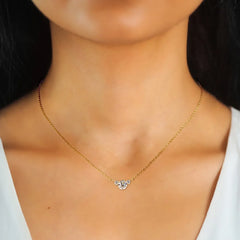 1.2 Carat Moissanite 925 Sterling Silver Necklace OutfitFlow