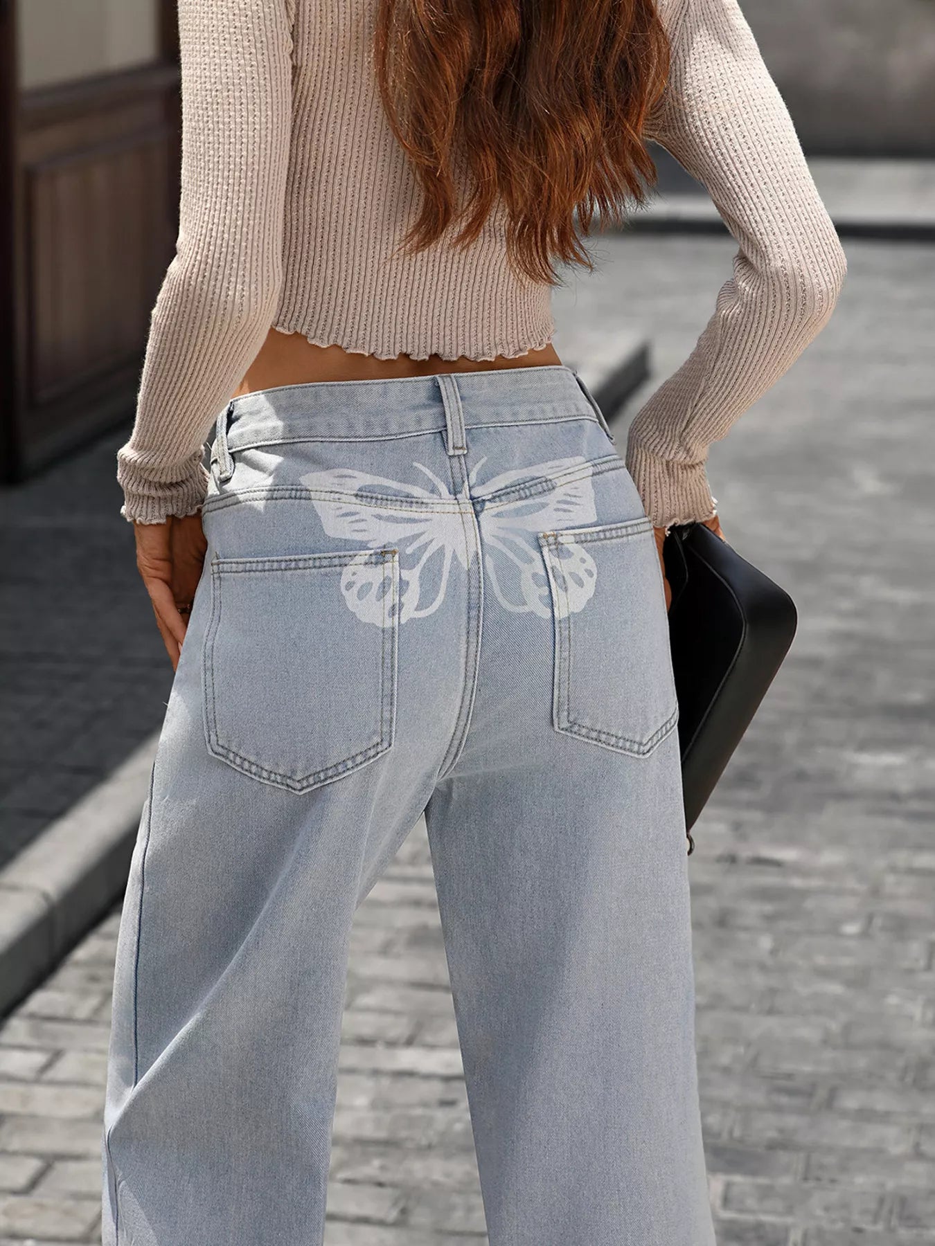 High Waisted Wide Leg Jeans OutfitFlow