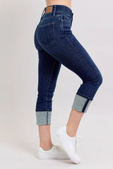 Judy Blue High-Waist Double Waist Band Skinny Jeans OutfitFlow