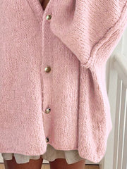 Oversized Knit Button Up Cardigan OutfitFlow