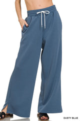 Zenana Scuba Drawstring Pants OutfitFlow