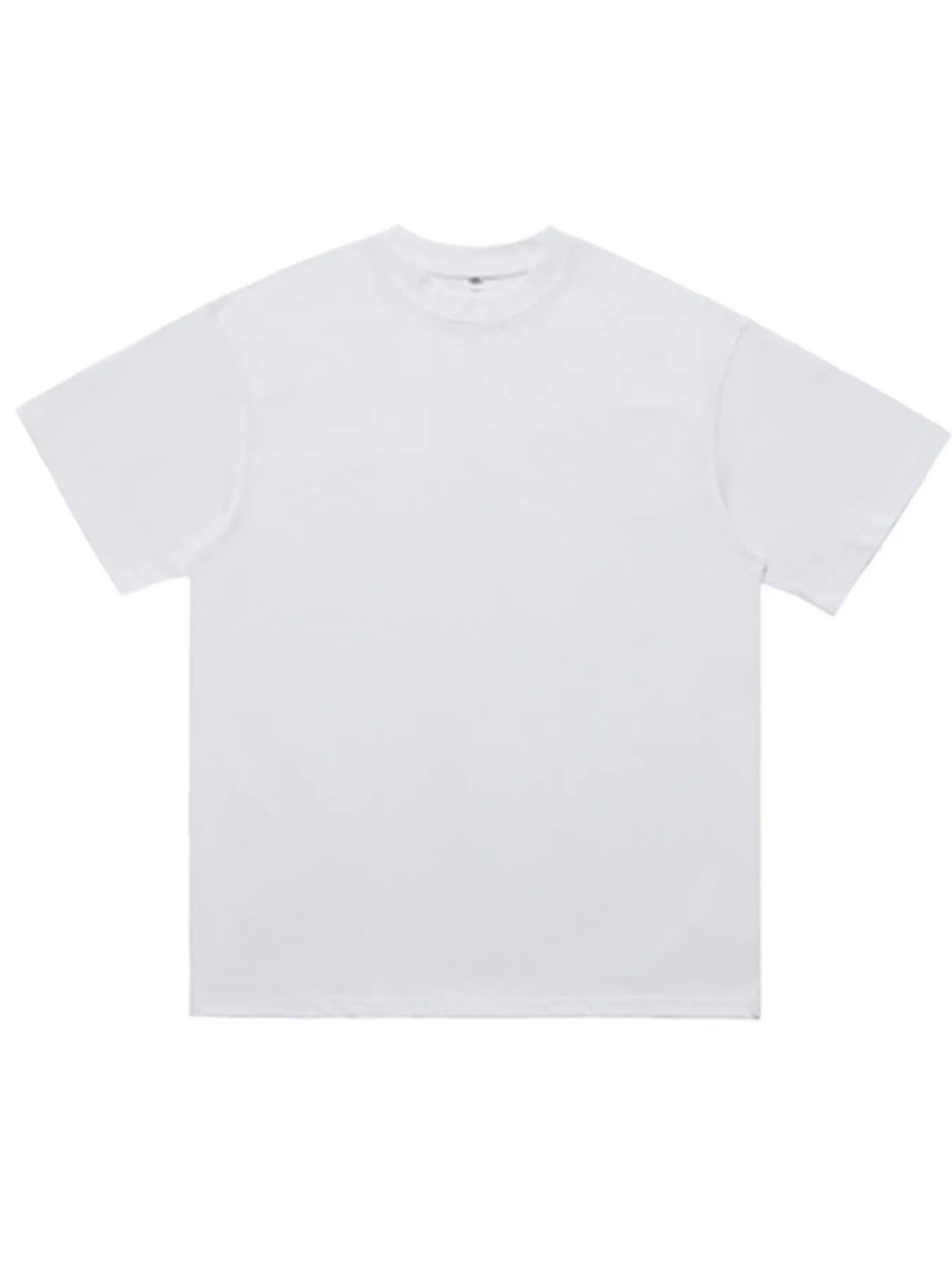 Men's Round Neck Oversized Cotton T-Shirt OutfitFlow