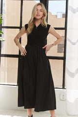 ADORA V-Neck Cap Sleeve Dress OutfitFlow