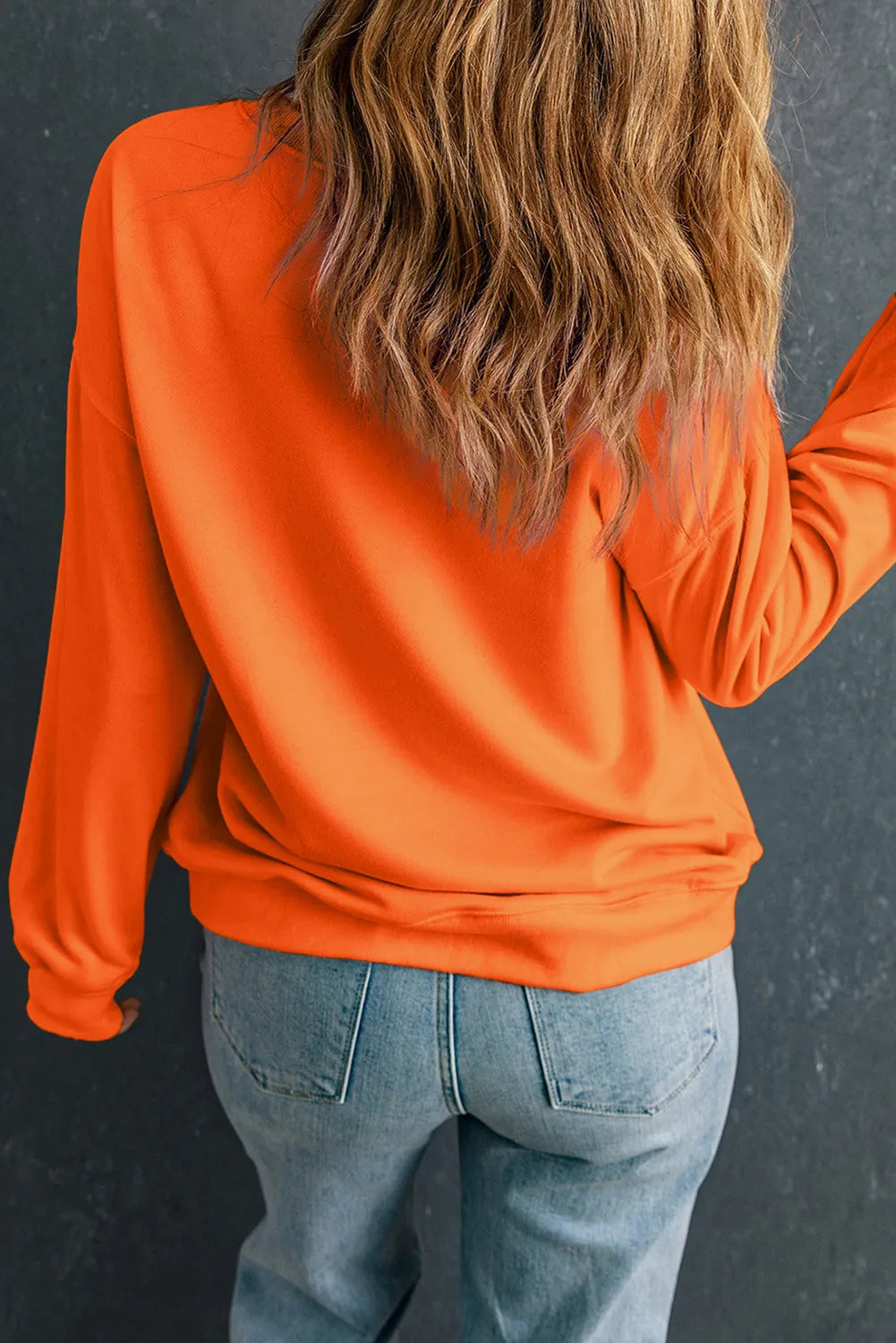 Outfit Flow - GAME DAY Round Neck Long Sleeve Sweatshirt