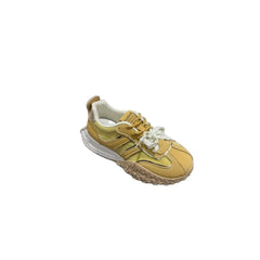 Round Toe Flats Athletic Yellow OutfitFlow