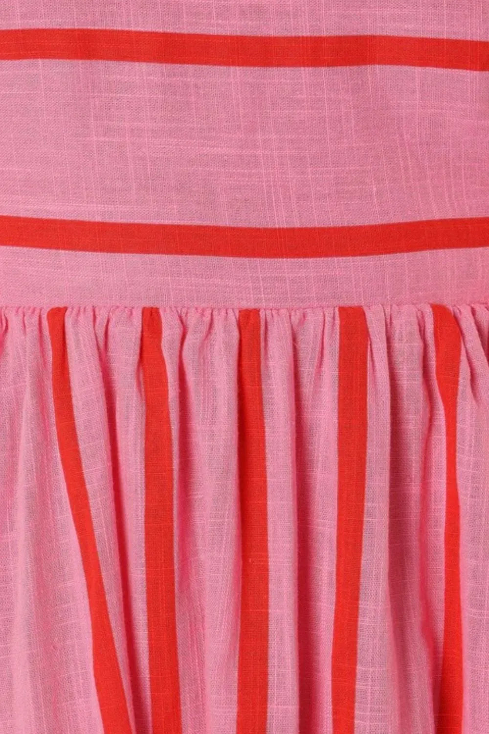 Striped Square Neck Cami Dress OutfitFlow