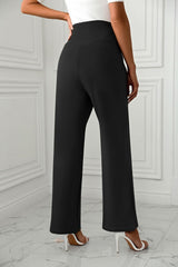 Outfit Flow - High Waist Straight Leg Pants