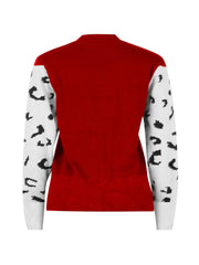 Leopard Round Neck Sweater OutfitFlow
