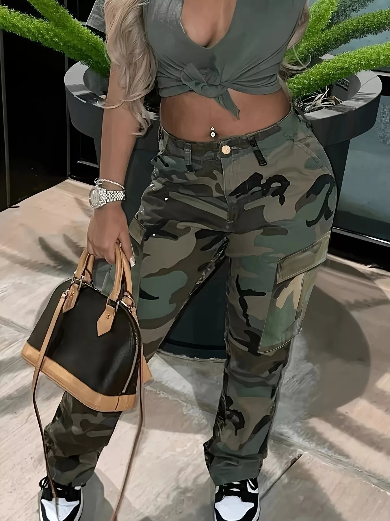 Camouflage Cargo Pants OutfitFlow