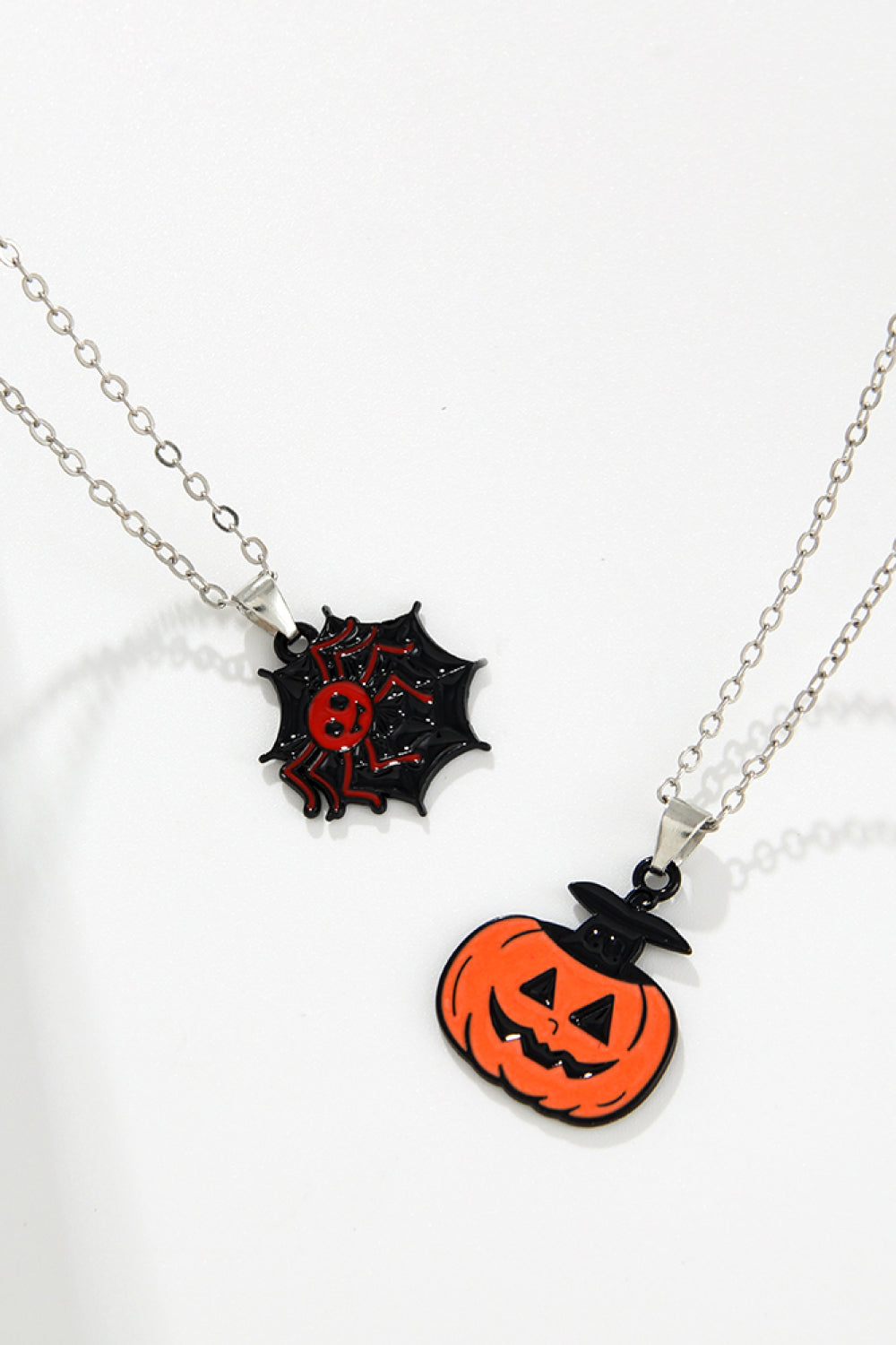 Two-Piece Halloween Theme Necklace Set OutfitFlow