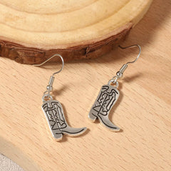 Western Cowboy Boot Dangle Earrings Style A onesize OutfitFlow