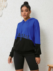 Outfit Flow - CASUAL Graphic Two-Tone Hoodie