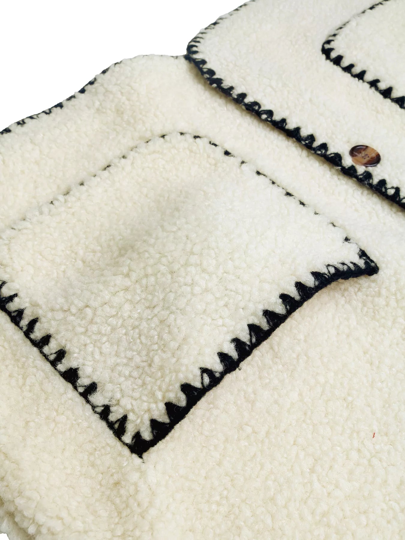 V-Neck Button Up Vest Coat Trendsi