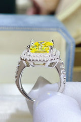 2 Carat Moissanite 925 Sterling Silver Ring OutfitFlow