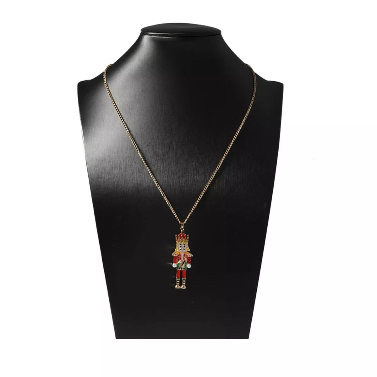 18K Gold-Plated Nutcracker Pendant Necklace OutfitFlow