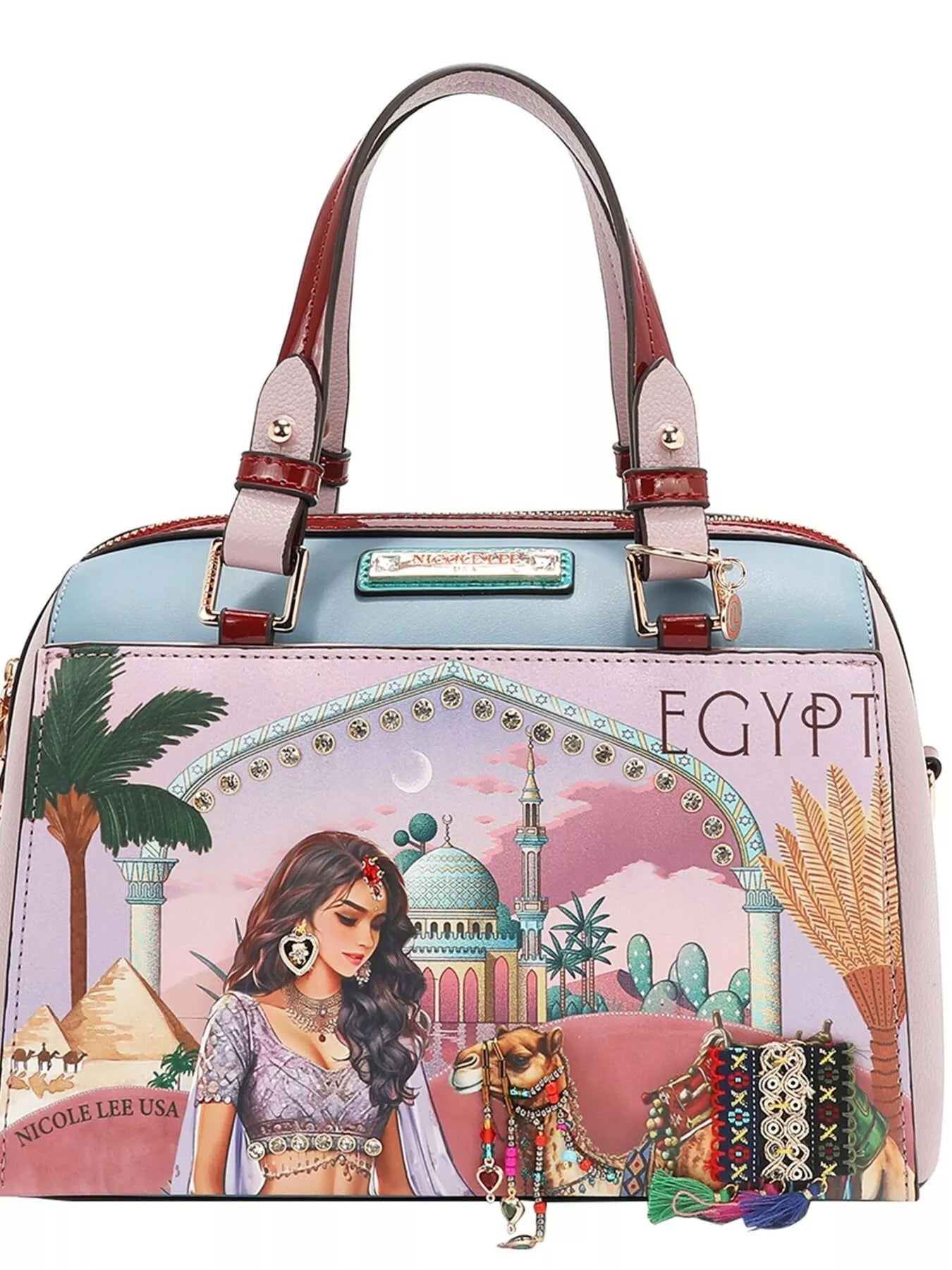 Nicole Lee USA Queen Cleopatra Boston Bag QUEEN CLEOPATRA One Size OutfitFlow