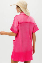 BiBi Dip Dye Mineral Washed Knit Dress OutfitFlow