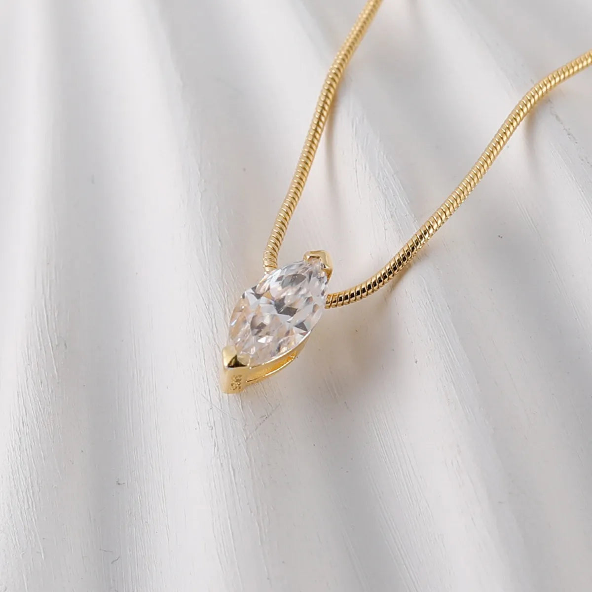 1 Carat Moissanite 925 Sterling Silver Necklace OutfitFlow