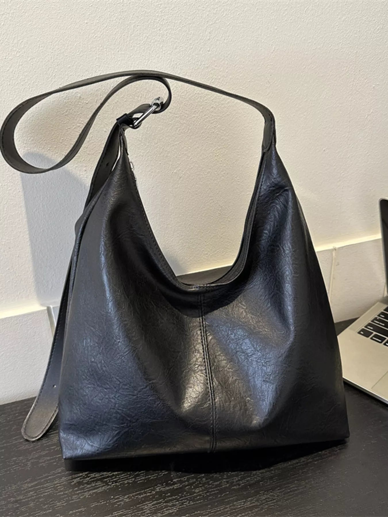 PU Leather Crossbody Bag OutfitFlow