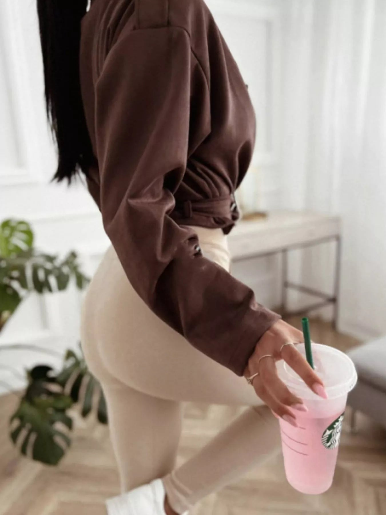 Zip Up Cropped Jacket OutfitFlow