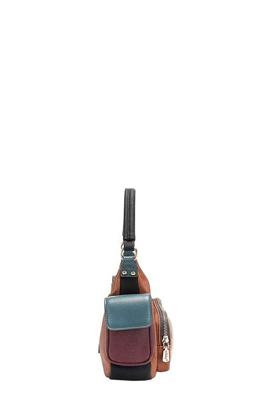 Nicole Lee USA Eco-Leather Shoulder Bag OutfitFlow