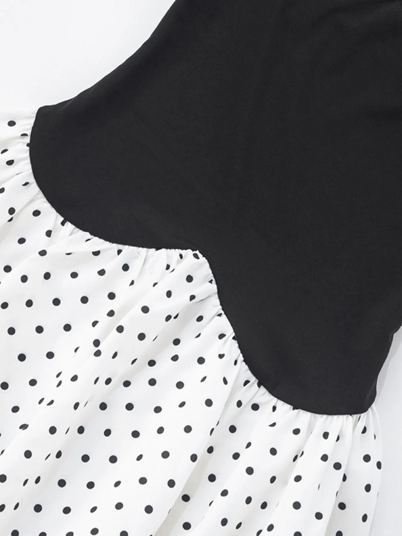 Sweetheart Neck Polka Dot Tube Mini Dress OutfitFlow
