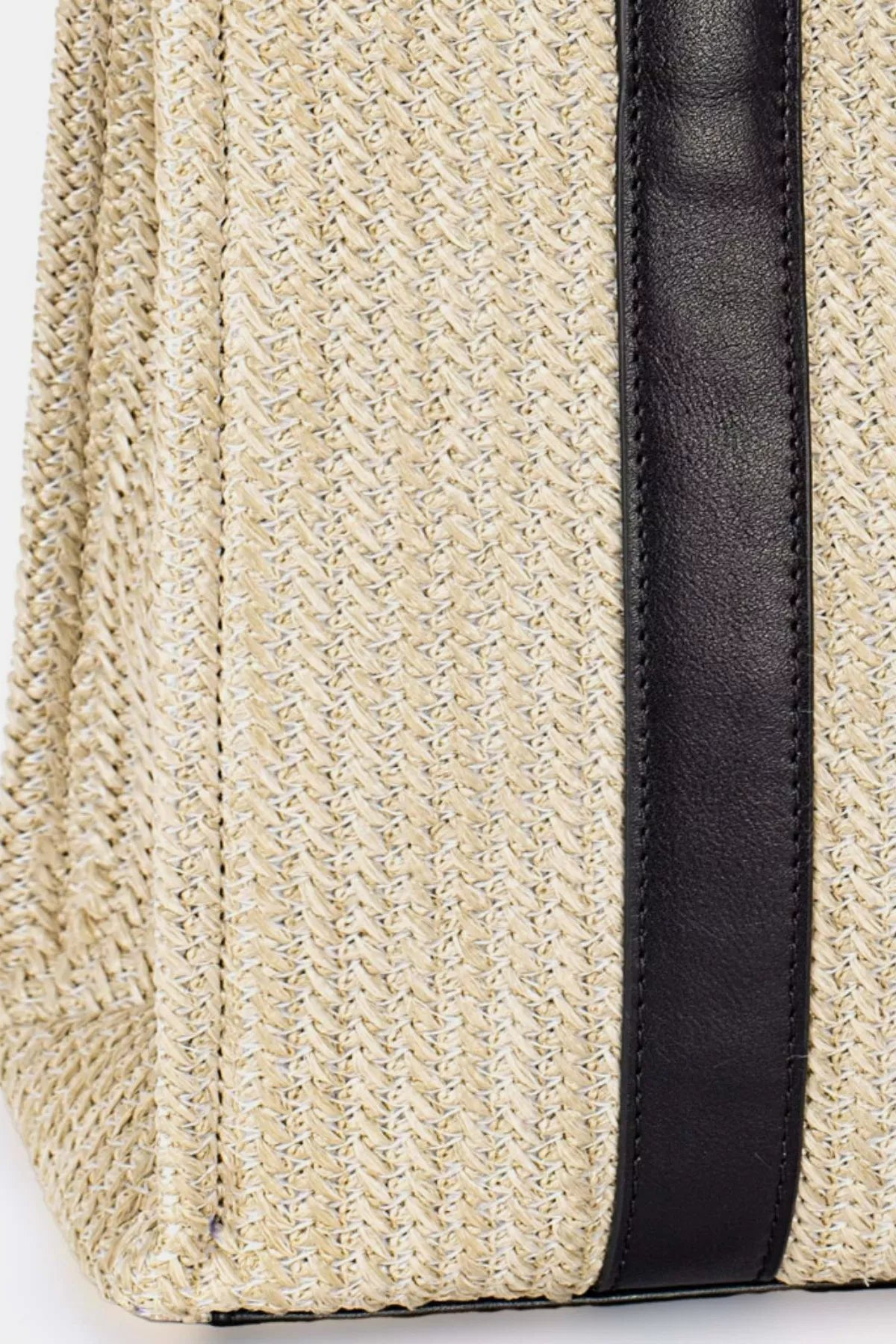 David Jones Square Woven Tote Handbag Trendsi