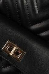 Fame Faux Leather Cushioned Sling Bag OutfitFlow