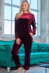 Outfit Flow - Long Sleeve Top and Pants Lounge Set