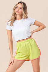 BiBi Cord Rib with Band Side Slit Shorts OutfitFlow