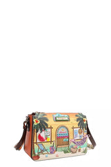 Nicole Lee USA Sun and Sand Crossbody Bag OutfitFlow