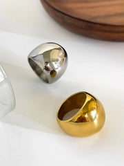 2-Piece Stainless Steel Bubble Shape Ring OutfitFlow