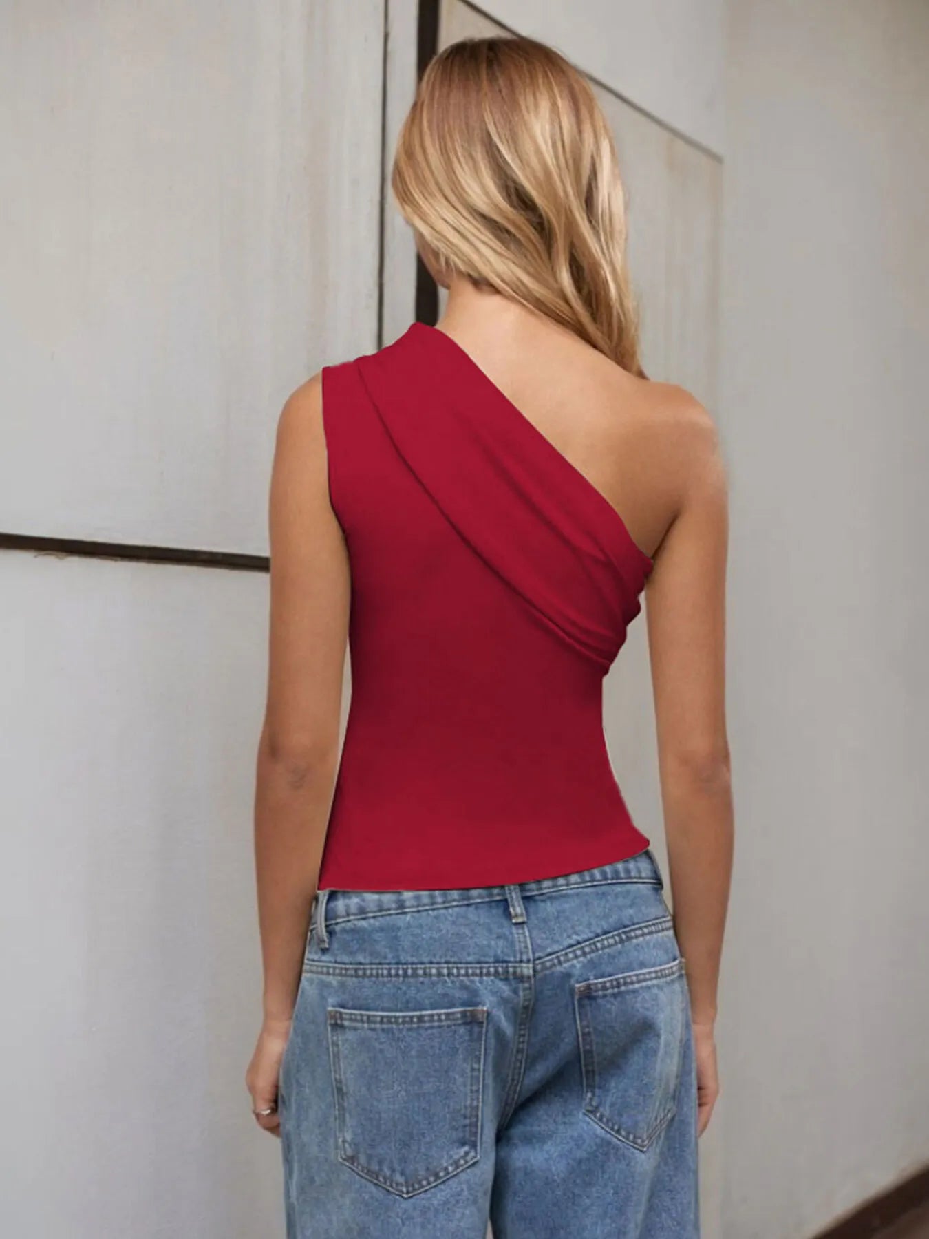 One-Shoulder Tank Top OutfitFlow