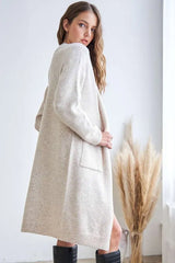 ADORA 2tone Sweater Open Cardigan OutfitFlow