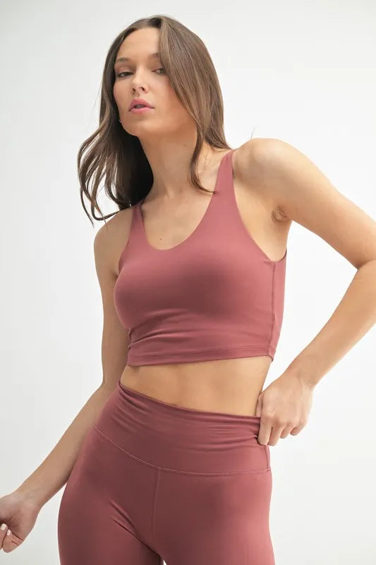 MONO B Venice Cloud Light U-back Active Tank OutfitFlow