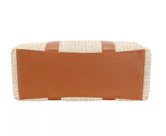 David Jones Square Woven Tote Handbag Trendsi