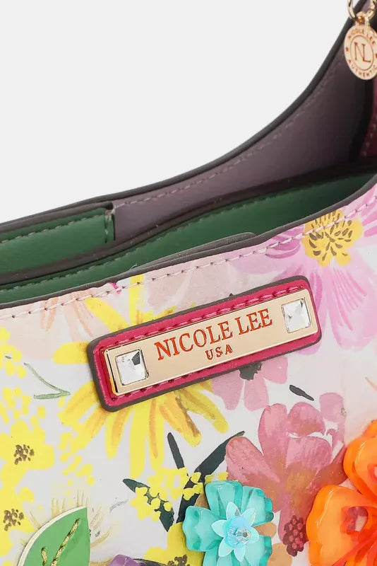 Nicole Lee USA Dreams Blossom Shoulder Bag OutfitFlow