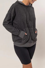 Outfit Flow - HYFVE Brushed Long Sleeve Hoodie with Kangaroo Pocket