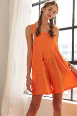 ADORA Wide Leg Overall Romper OutfitFlow