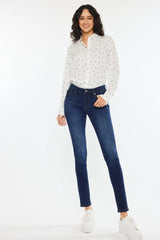 Kancan Mid Rise Super Skinny Jeans OutfitFlow