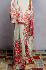 POL Floral Printed Woven Wide Leg Drawstring Pants OutfitFlow