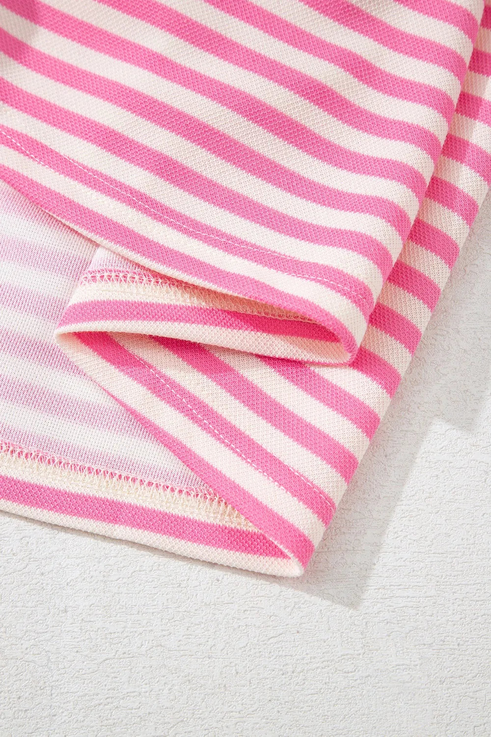 Striped Tie-Back Blouse with Cutout Detail OutfitFlow