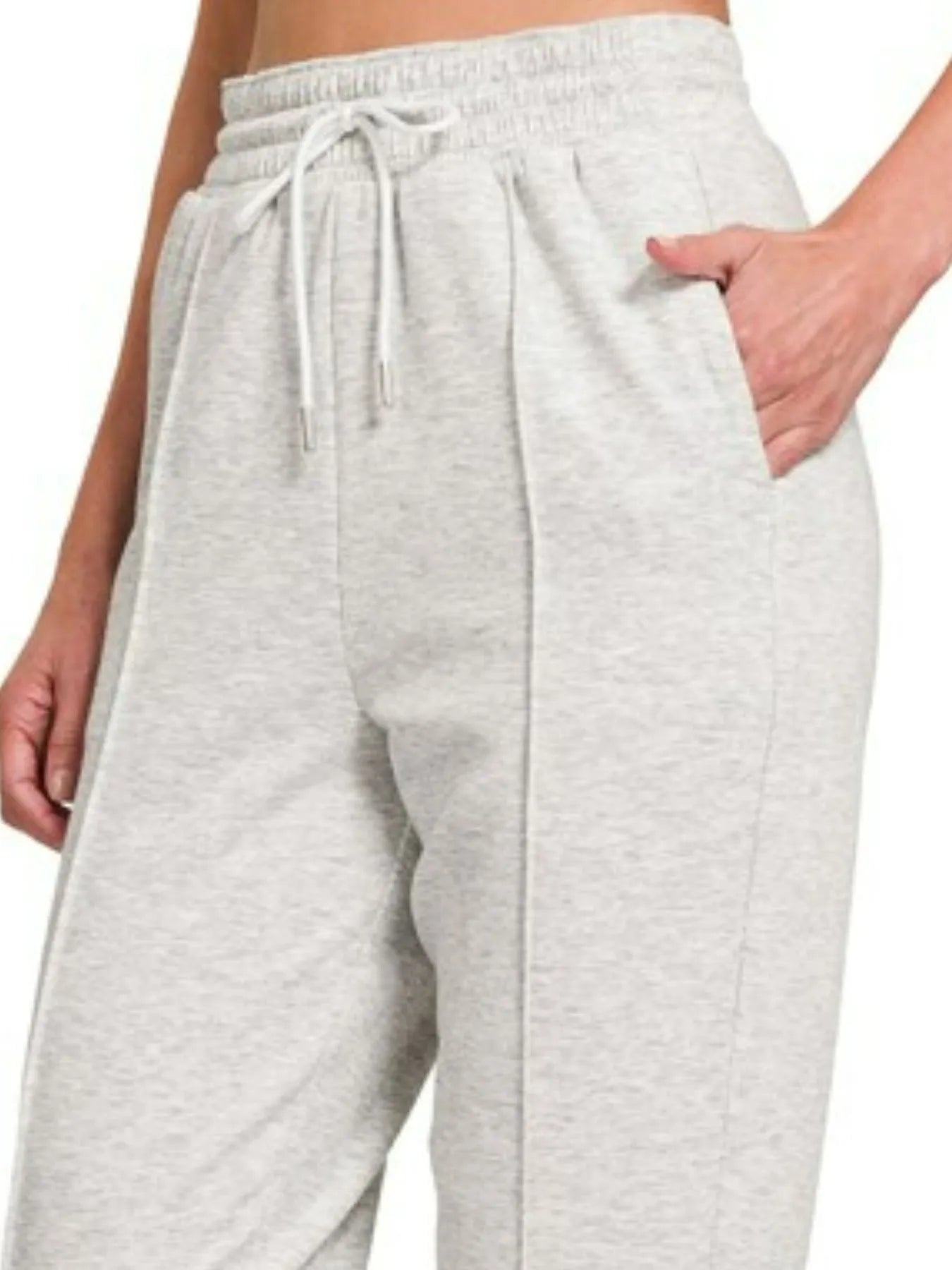 Zenana Drawstring Sweatpants with Pockets OutfitFlow