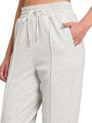 Zenana Drawstring Sweatpants with Pockets OutfitFlow